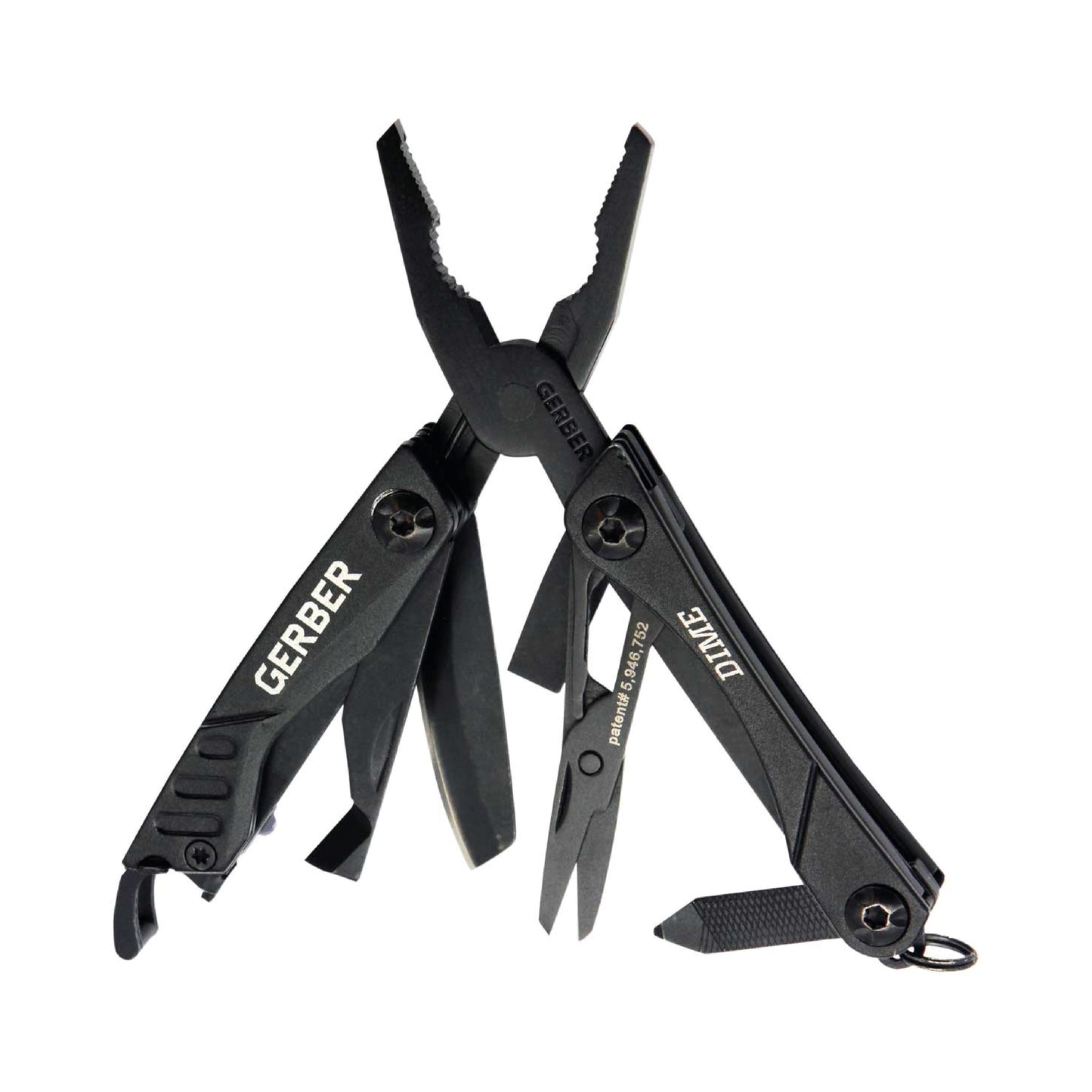 GERBER SCHLÜSSELANHÄNGER MULTITOOL DIME SCHWARZ