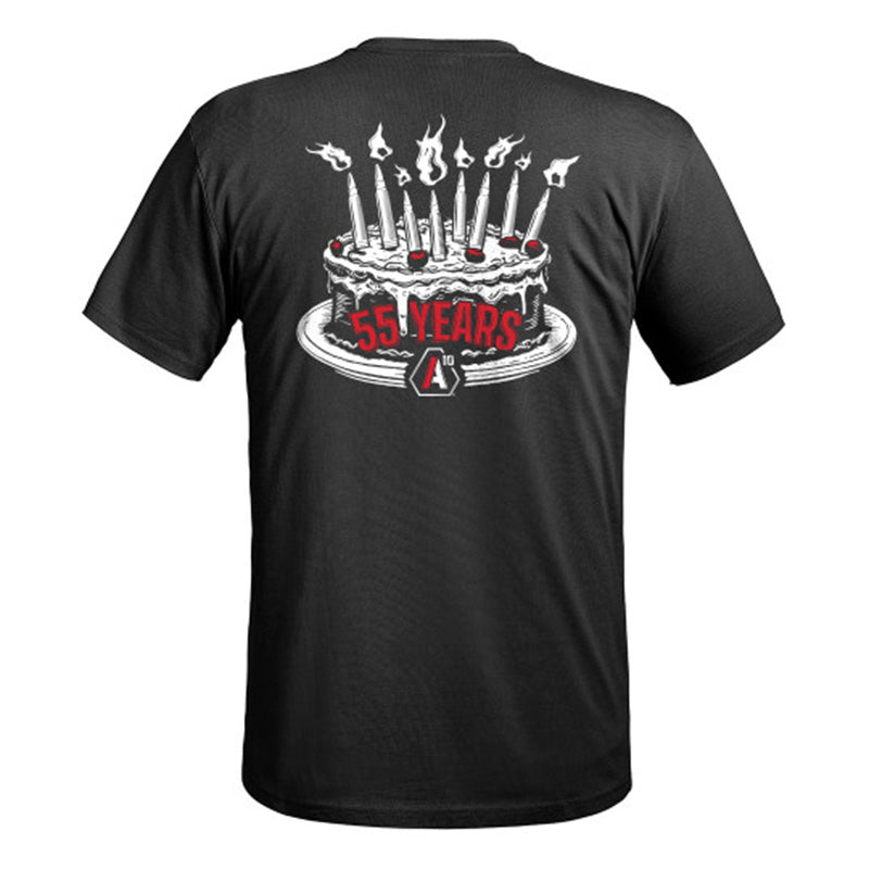 A10 T-SHIRT BIRTHDAY FOCUSED SCHWARZ