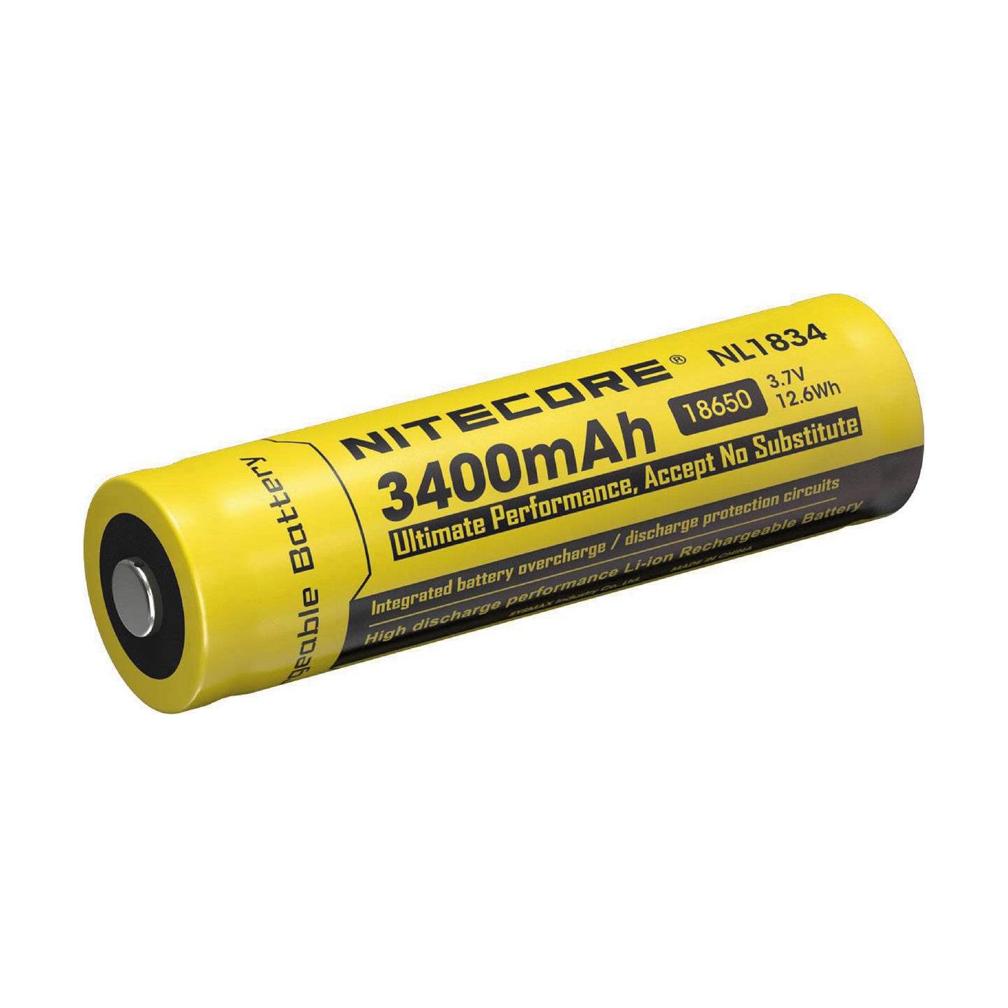 NITECORE AKKU 18650 IC PROTECTED 3400 mAh