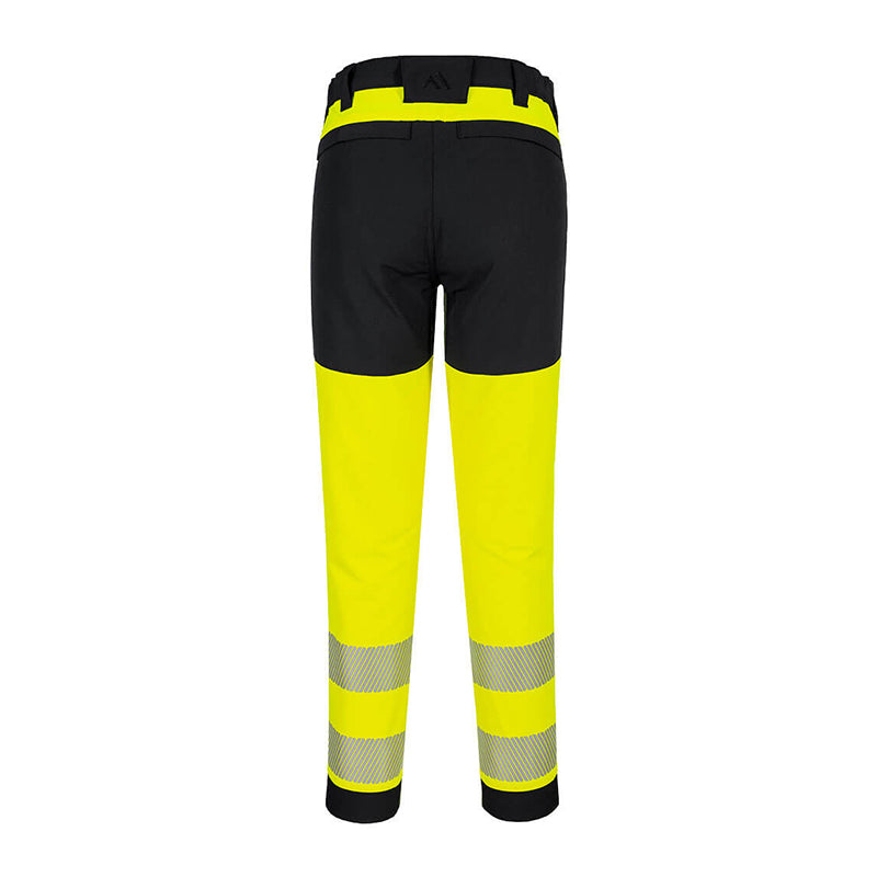 PORTWEST HI-VIS STRETCHHOSE GELB/SCHWARZ