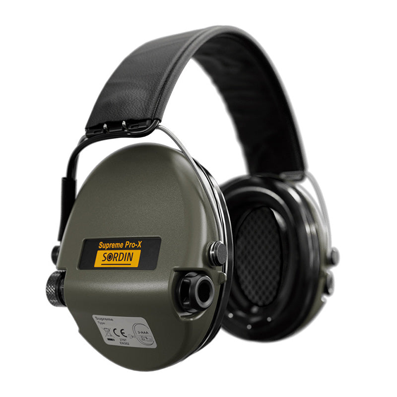 SORDIN NOISE CANCELLING SUPREME PRO-X HEADSET MIT GEHÖRSCHUTZ OLIVGRÜN