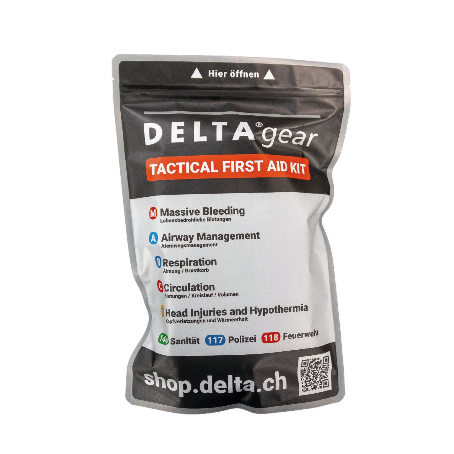 DELTAgear TACTICAL FIRST AID KIT SMALL MIT RHINO Kit TQ