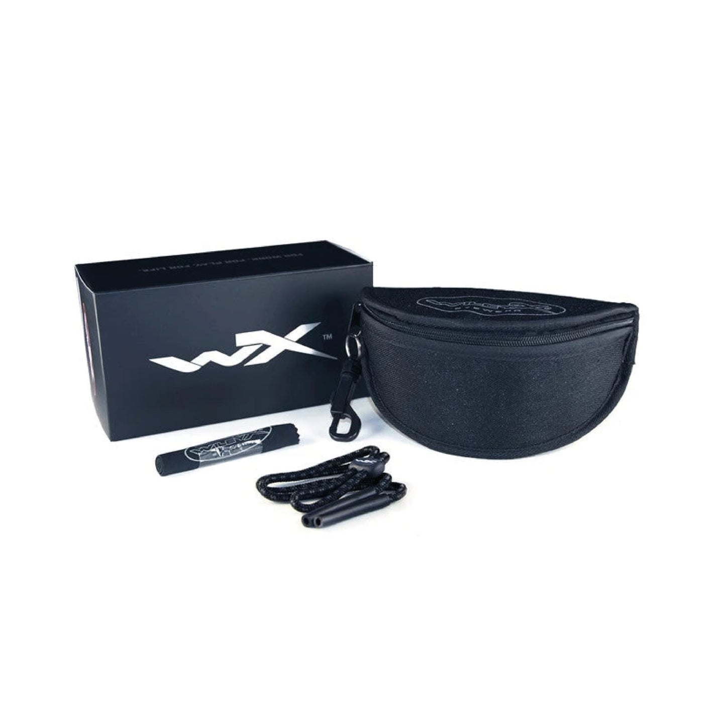WILEY X SCHUTZBRILLE ROGUE COMM BLACK - SMOKE GREY + CLEAR + LIGHT RUST