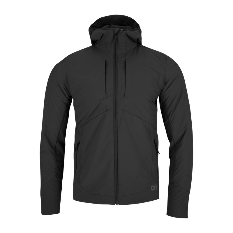 OUTDOOR RESEARCH MEN'S SHADOW HYBRID HOODIE SCHWARZ