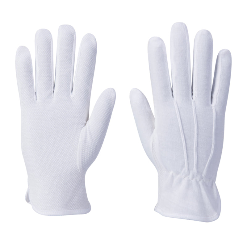 PORTWEST SET À 12 PAAR VERKEHRSDIENST-HANDSCHUHE WEISS