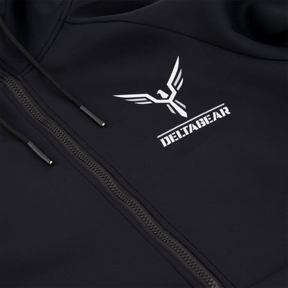 DELTAgear LEICHTE GYM-JACKE SCHWARZ