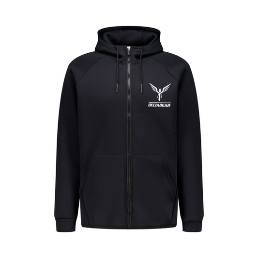 DELTAgear LEICHTE GYM-JACKE SCHWARZ