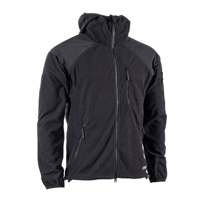 A.BLÖCHL "DELTA" HOODIE FLEECE JACKE SCHWARZ