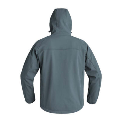 A10 SOFTSHELLJACKE INSTRUCTOR BETONGRAU