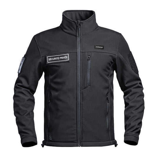 A10 SOFTSHELL JACKE SÉCU-ONE FLAP PRIVATE SECURITY