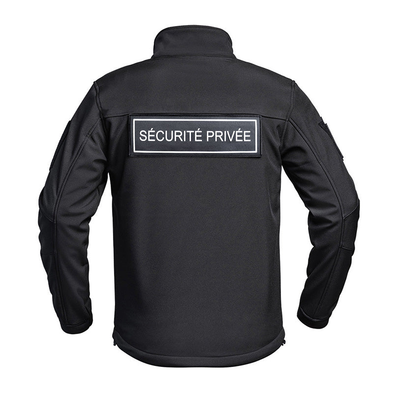 A10 SOFTSHELL JACKE SÉCU-ONE FLAP PRIVATE SECURITY