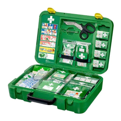 ERSTE HILFE KOFFER CEDERROTH FIRST AID KIT X-LARGE GRÜN DIM. 420 x 300 x 118 MM