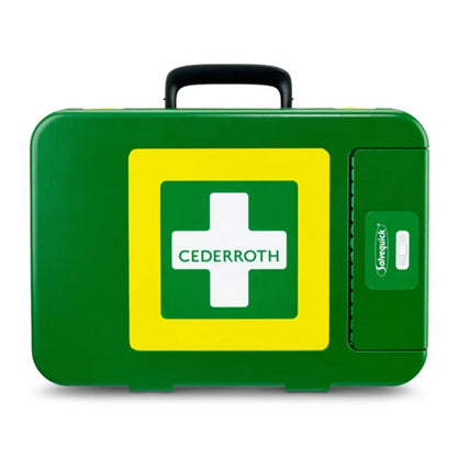 ERSTE HILFE KOFFER CEDERROTH FIRST AID KIT X-LARGE GRÜN DIM. 420 x 300 x 118 MM