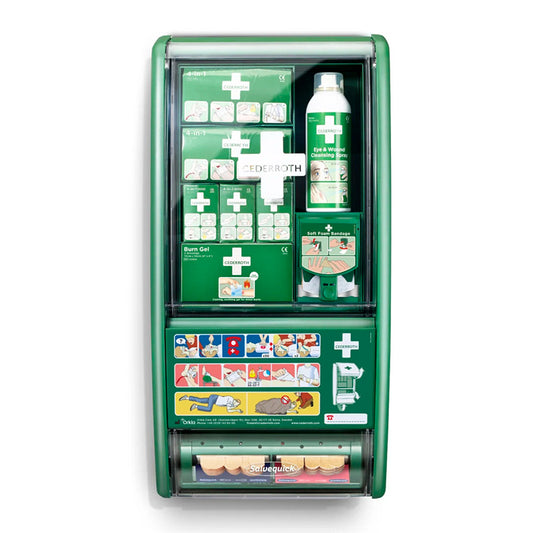 CEDERROTH FIRST AID & BURN MIT ELASTISCHEN WASSERFESTEN SALVEQUICK PFLASTERSTRIPS