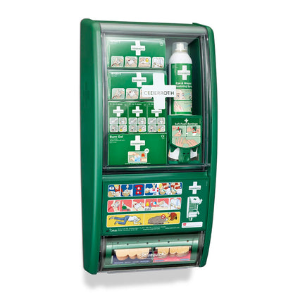 CEDERROTH FIRST AID & BURN MIT ELASTISCHEN WASSERFESTEN SALVEQUICK PFLASTERSTRIPS