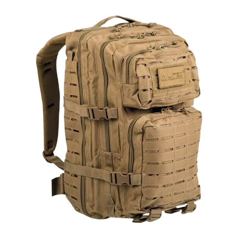 MIL-TEC US ASSAULT PACK LG LASER CUT COYOTE