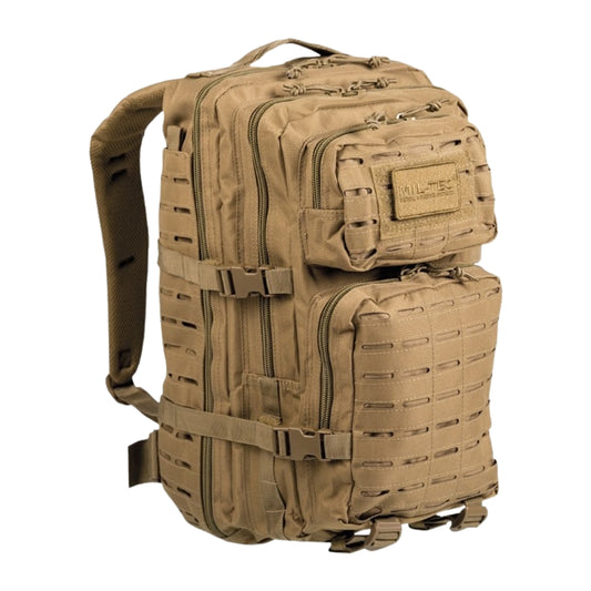 MIL-TEC US ASSAULT PACK LG LASER CUT COYOTE