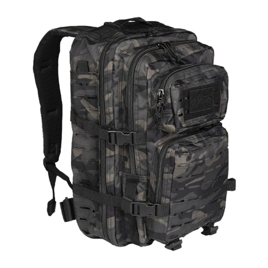 MIL-TEC US ASSAULT PACK LG LASER CUT DARK CAMO