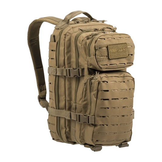MIL-TEC US ASSAULT PACK SM LASER CUT COYOTE