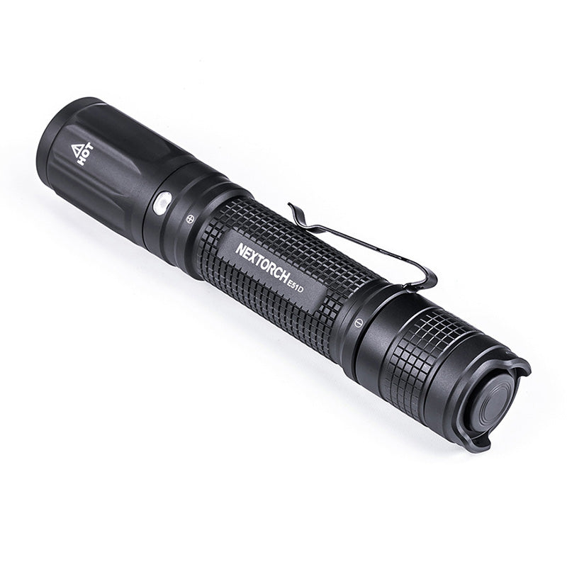 NEXTORCH WIEDERAUFLADBARE TAKTISCHE TASCHENLAMPE E51D - WEISSES LICHT - 2100 LUMEN