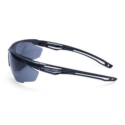 PORTWEST ANTHRAZITFARBENE SCHUTZBRILLE RAUCHGLAS