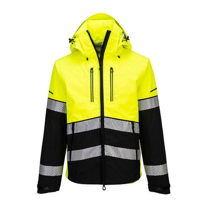 PORTWEST EV4 HI-VIS SHELL JACKE GELB/SCHWARZ