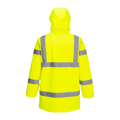 PORTWEST HI-VIS EXTREME REGENPARKA GELB