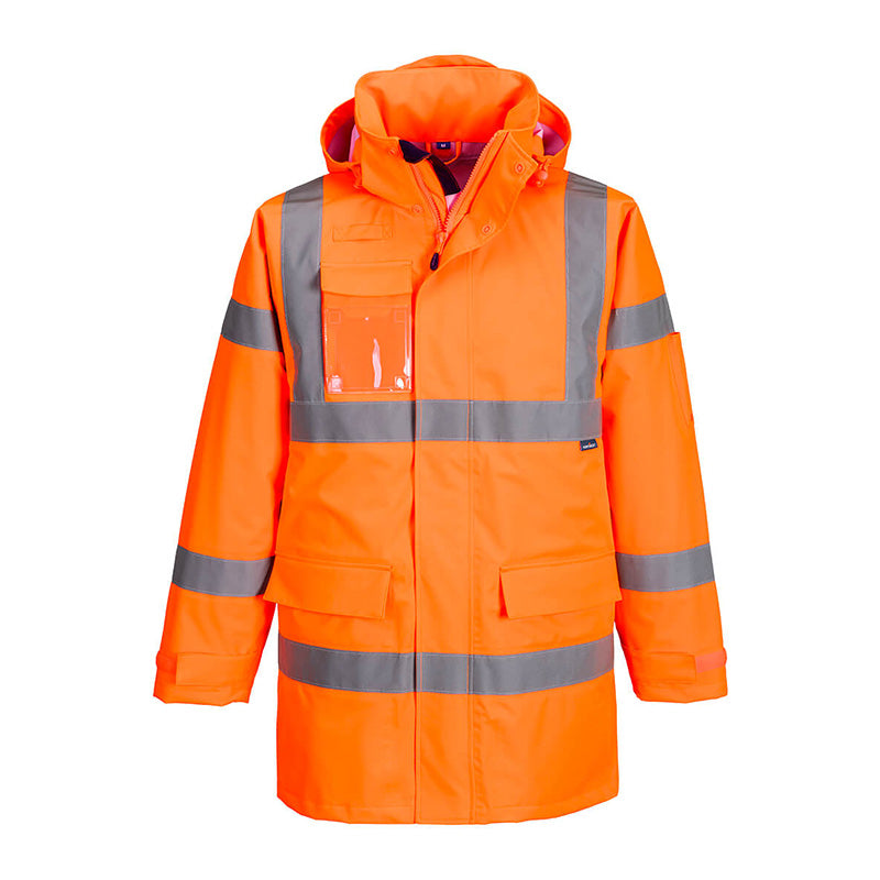 PORTWEST HI-VIS EXTREME REGENPARKA ORANGE