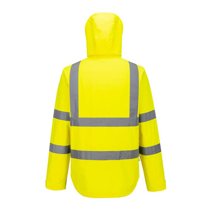 PORTWEST HI-VIS LEICHTE PACKBARE JACKE GELB