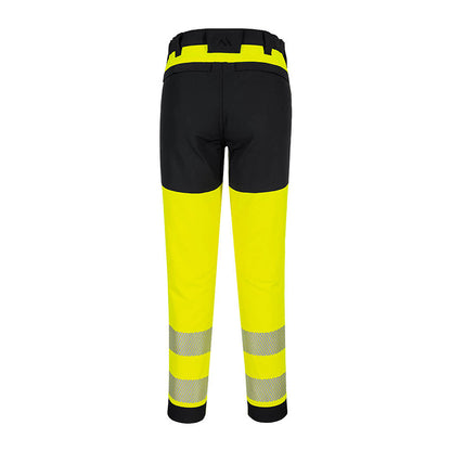 PORTWEST HI-VIS STRETCHHOSE GELB/SCHWARZ