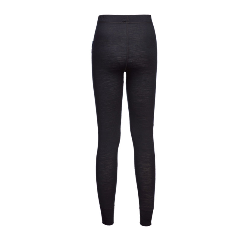 PORTWEST LEGGING AUS MERINOWOLLE SCHWARZ