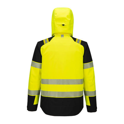 PORTWEST PW3 HI-VIS REGENJACKE GELB/SCHWARZ