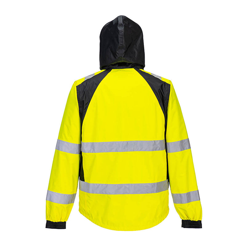 PORTWEST WX2 ECO HIGH-VIS REGENJACKE GELB/SCHWARZ