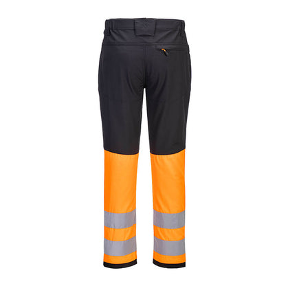 PORTWEST WX2 ECO HI-VIS SERVICE BUNDHOSE KLASSE 1 ORANGE/SCHWARZ