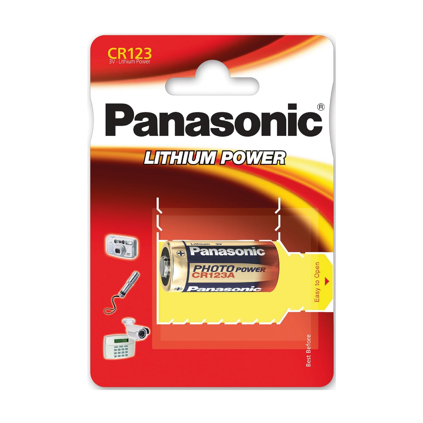 PANASONIC PHOTO POWER CR123 LITHIUM 1er BLISTER