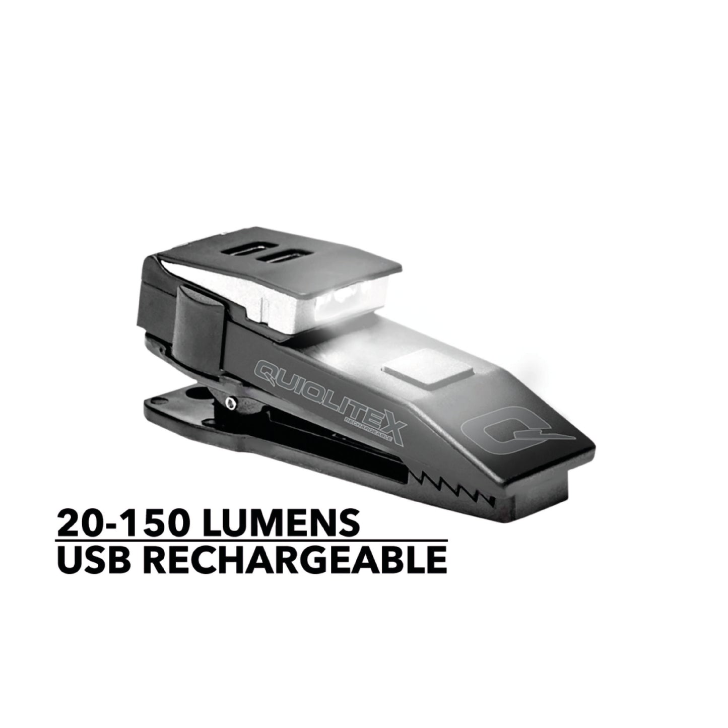 QUIQLITE X ROT/WEISS USB 20 - 150 LUMEN