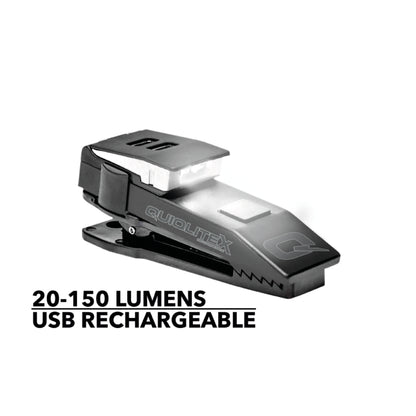 QUIQLITE X ROT/WEISS USB 20 - 150 LUMEN