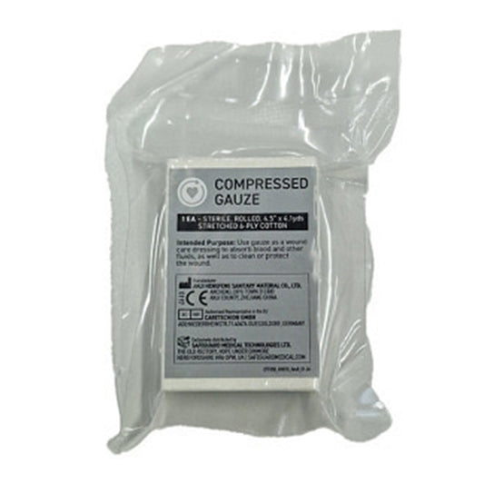 SAFEGUARD COMPRESSED GAUZE ROLLED