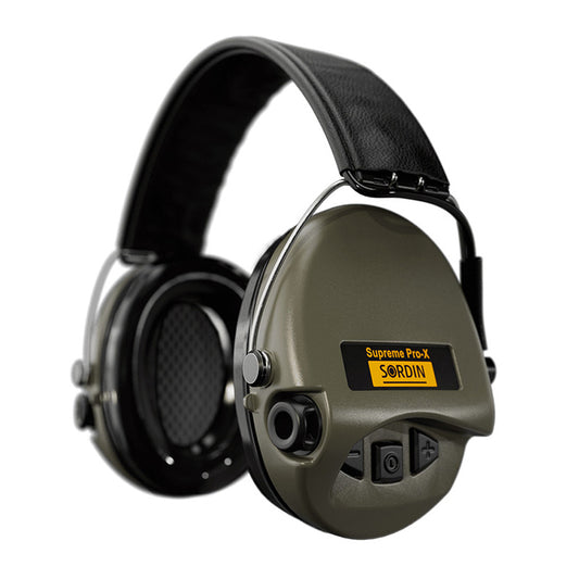 SORDIN NOISE CANCELLING SUPREME PRO-X HEADSET MIT GEHÖRSCHUTZ OLIVGRÜN
