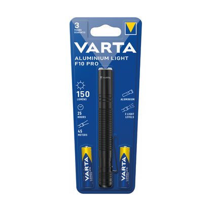 VARTA ALUMINIUM LIGHT F10 Pro INKL. 2xAAA BATTERIEN