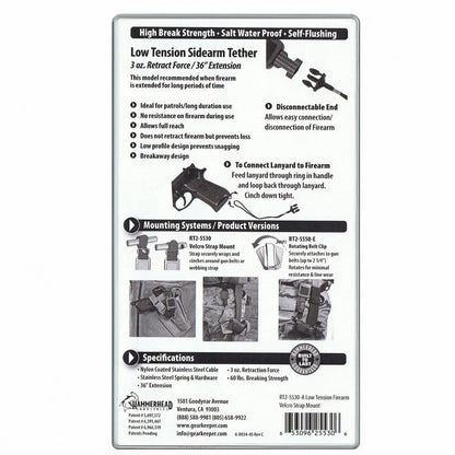 GEARKEEPER RT2-5530-A 85gr RÜCKHALTEKRAFT AUSZUGSLÄNGE 91cm