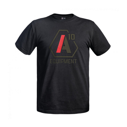 A10 LOGO SHIRT SCHWARZ/OLIV